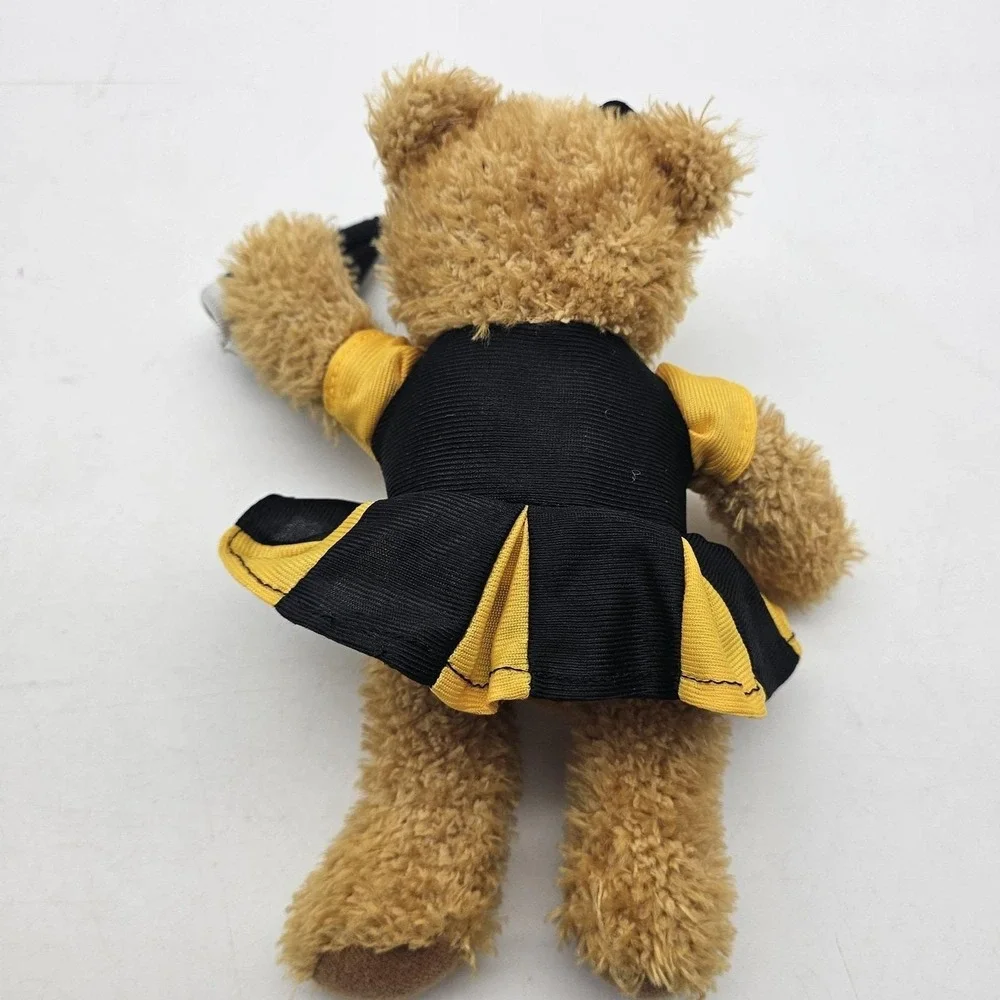 Pittsburgh Steelers Cheerleader Bear Plush One Size‎ Black NFL Good Stuff